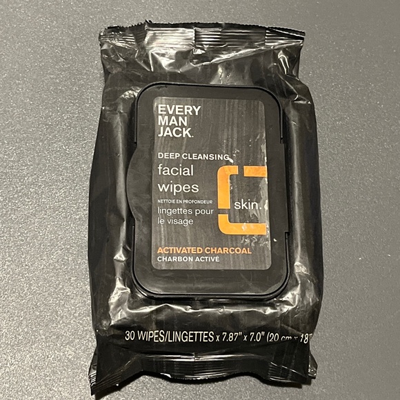 Every Man Jack Activated Charcoal Oil Defense Facial Wipes for Men, 30-ct - Picture 1 of 6